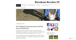Desktop Screenshot of burnhambeechesfc.wordpress.com