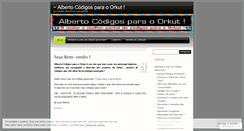 Desktop Screenshot of albertocodigosorkut.wordpress.com