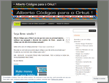 Tablet Screenshot of albertocodigosorkut.wordpress.com
