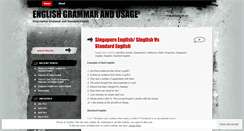 Desktop Screenshot of grammarusage.wordpress.com