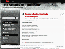 Tablet Screenshot of grammarusage.wordpress.com