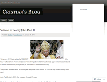 Tablet Screenshot of cristianemil.wordpress.com