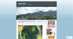 Desktop Screenshot of achmadarifin.wordpress.com