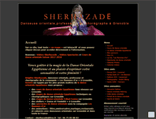 Tablet Screenshot of danseorientalegrenoblesherhazade.wordpress.com