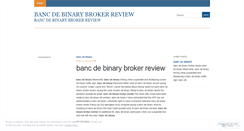 Desktop Screenshot of hken.bancdebinarybrokerreview.wordpress.com