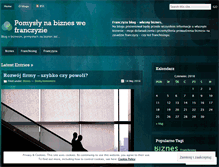 Tablet Screenshot of franczyza.wordpress.com
