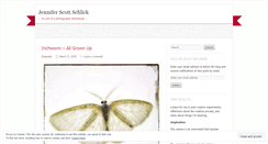 Desktop Screenshot of jenniferschlick.wordpress.com