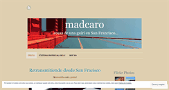 Desktop Screenshot of madcaro.wordpress.com