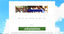 Desktop Screenshot of developingknowledge.wordpress.com