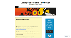 Desktop Screenshot of catalogokolvert.wordpress.com