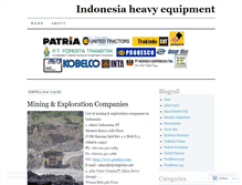 Tablet Screenshot of indonesiaheavyequipment.wordpress.com