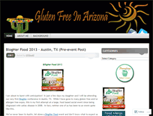 Tablet Screenshot of glutenfreeinarizona.wordpress.com