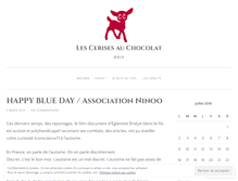 Tablet Screenshot of lescerisesauchocolat.wordpress.com