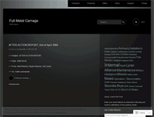 Tablet Screenshot of fullmetalcarnage.wordpress.com