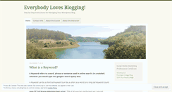 Desktop Screenshot of everybodylovesblogging.wordpress.com