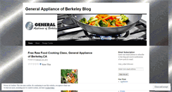 Desktop Screenshot of generalapplianceofberkeley.wordpress.com