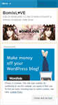 Mobile Screenshot of bomislove.wordpress.com