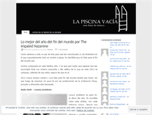 Tablet Screenshot of lapiscinavacia.wordpress.com