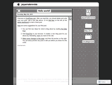 Tablet Screenshot of jaquematerevista.wordpress.com