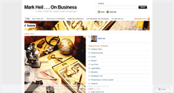 Desktop Screenshot of markheilonbusiness.wordpress.com