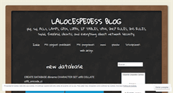 Desktop Screenshot of lalocespedes.wordpress.com