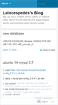 Mobile Screenshot of lalocespedes.wordpress.com