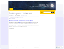 Tablet Screenshot of freepimspost.wordpress.com