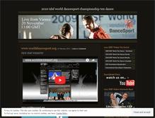 Tablet Screenshot of idsfworldtendance.wordpress.com