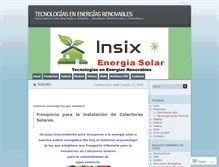 Tablet Screenshot of insix.wordpress.com