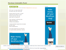 Tablet Screenshot of mevlanadansecmeler.wordpress.com