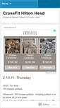 Mobile Screenshot of crossfithiltonhead.wordpress.com