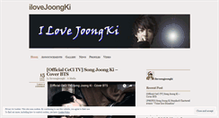 Desktop Screenshot of iluvsongjoongki.wordpress.com