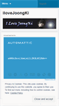 Mobile Screenshot of iluvsongjoongki.wordpress.com