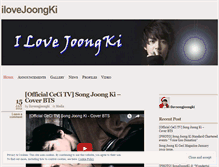 Tablet Screenshot of iluvsongjoongki.wordpress.com