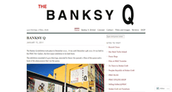 Desktop Screenshot of banksyq.wordpress.com