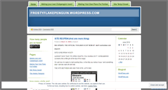 Desktop Screenshot of frostyflakeypenguin.wordpress.com
