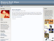 Tablet Screenshot of dancehallhips.wordpress.com