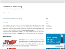 Tablet Screenshot of obatbebassakitmaag1.wordpress.com