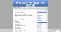 Desktop Screenshot of foodgourmet.wordpress.com