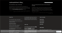 Desktop Screenshot of ludionpublishers.wordpress.com