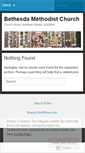 Mobile Screenshot of bethesdamethodistchurch.wordpress.com