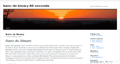 Desktop Screenshot of akm.bancdebinary60seconds.wordpress.com
