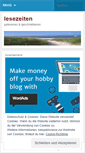 Mobile Screenshot of lesezeiten.wordpress.com