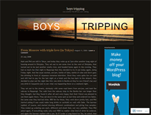 Tablet Screenshot of boystripping.wordpress.com