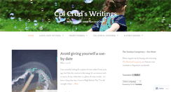 Desktop Screenshot of cplcrud.wordpress.com