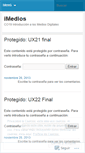 Mobile Screenshot of imedios.wordpress.com