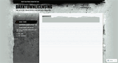 Desktop Screenshot of darktownlicensing.wordpress.com