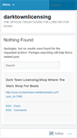 Mobile Screenshot of darktownlicensing.wordpress.com