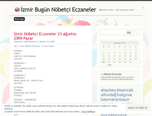 Tablet Screenshot of izmirnobetcieczane.wordpress.com