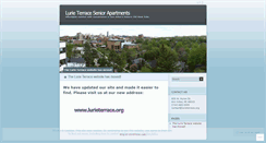 Desktop Screenshot of lurieterraceapt.wordpress.com